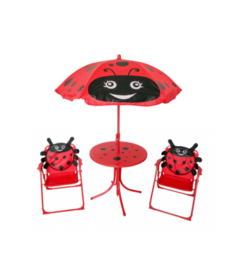 Vaikiškų baldų komplektas su boružėlėmis